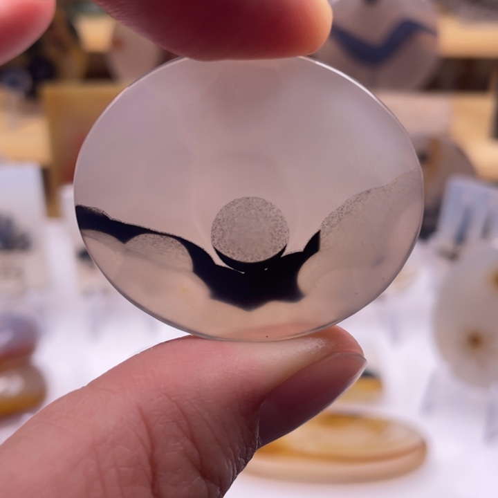 玛瑙/玉髓未镶嵌吊坠(不含链)