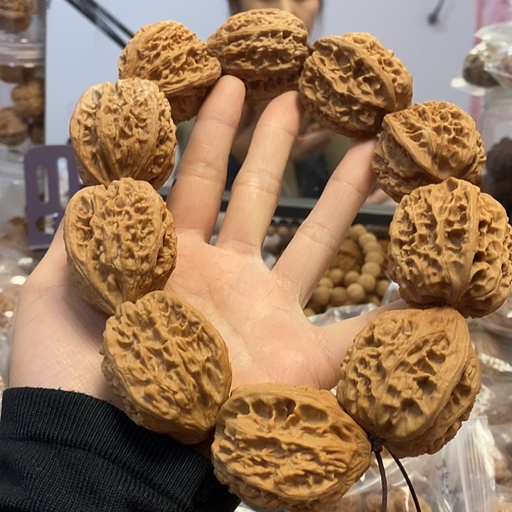 把件文玩核桃38鸡心手持