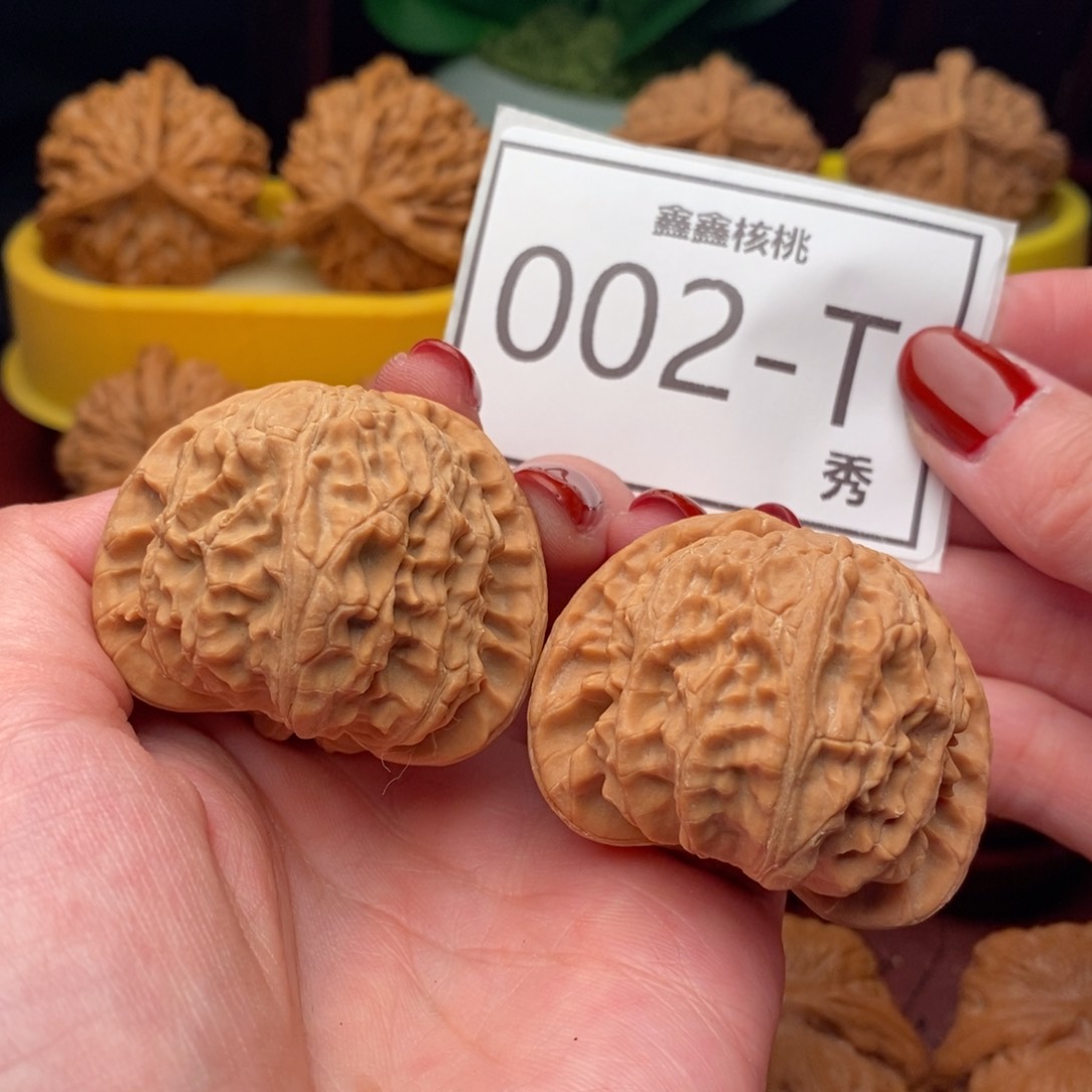 文玩核桃把件白狮43
