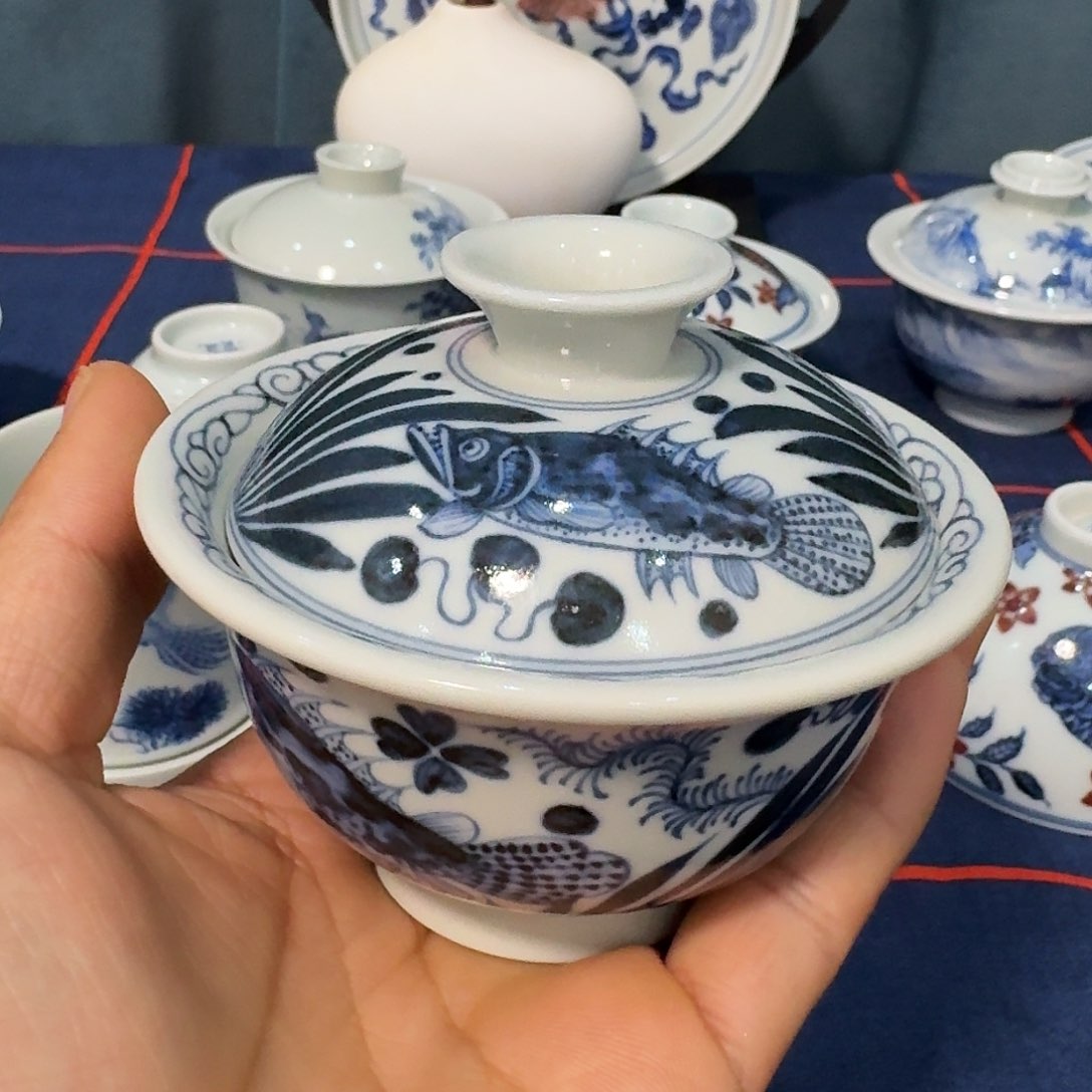 青风瓷影手工手绘