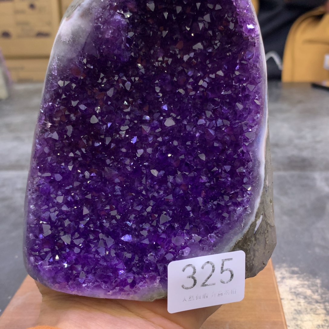水晶摆件未镶嵌紫晶325