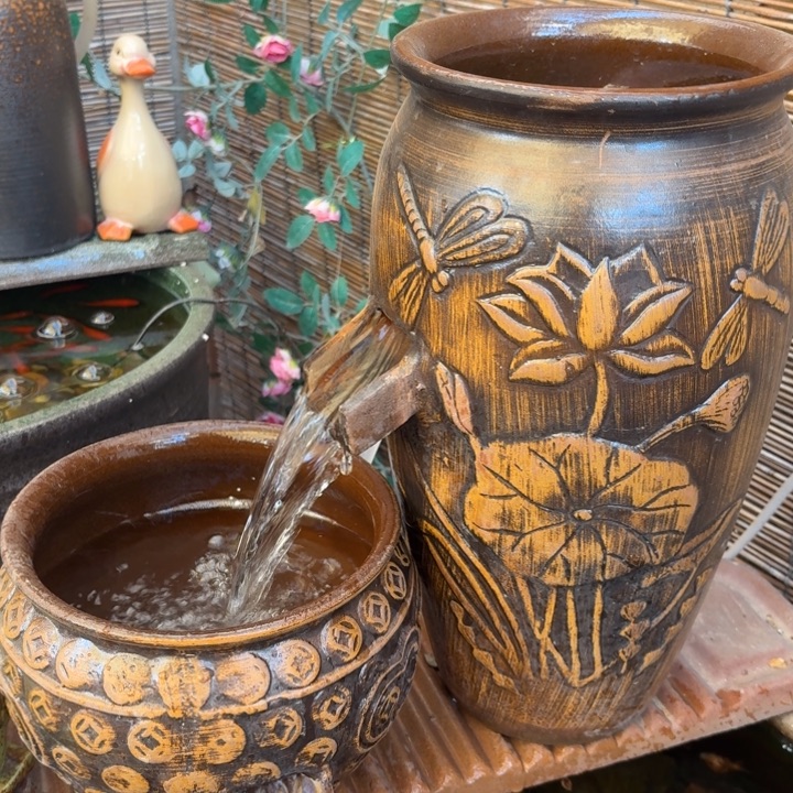 粗陶口径19/39，20/16进水口2.5厘米