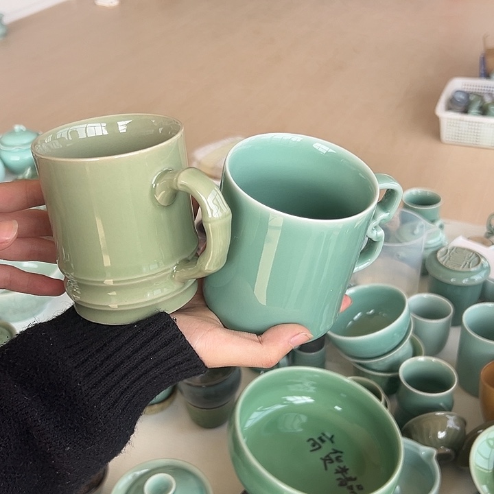 小米茶器龙泉青瓷