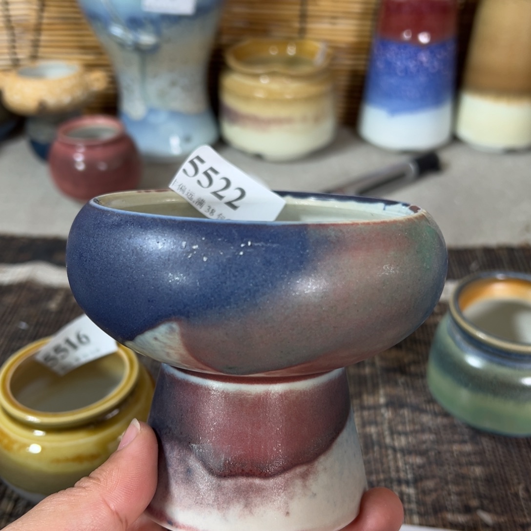 红陶口9高9 景德镇手工花盆