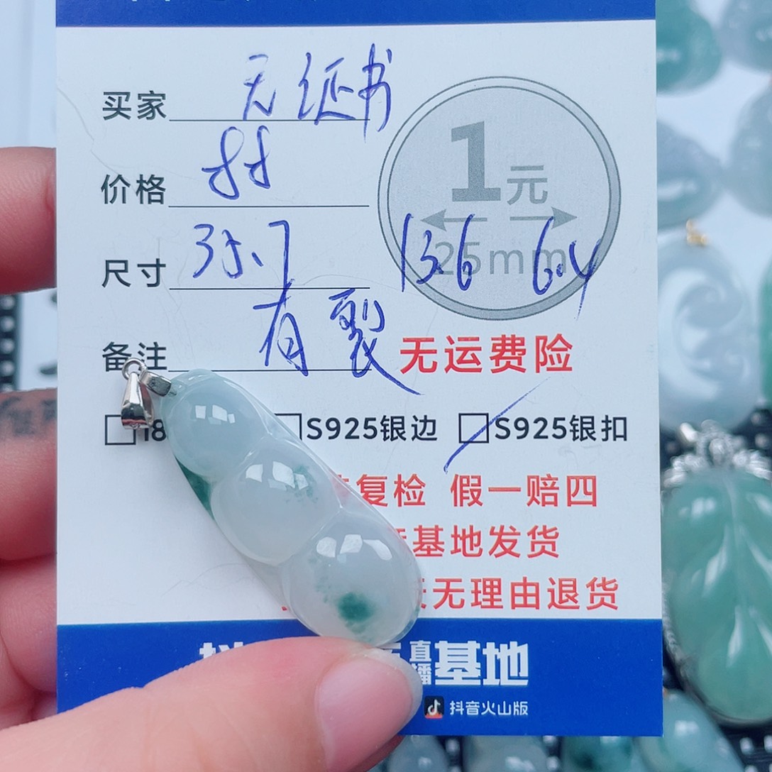 翡翠银S925镶嵌颈饰