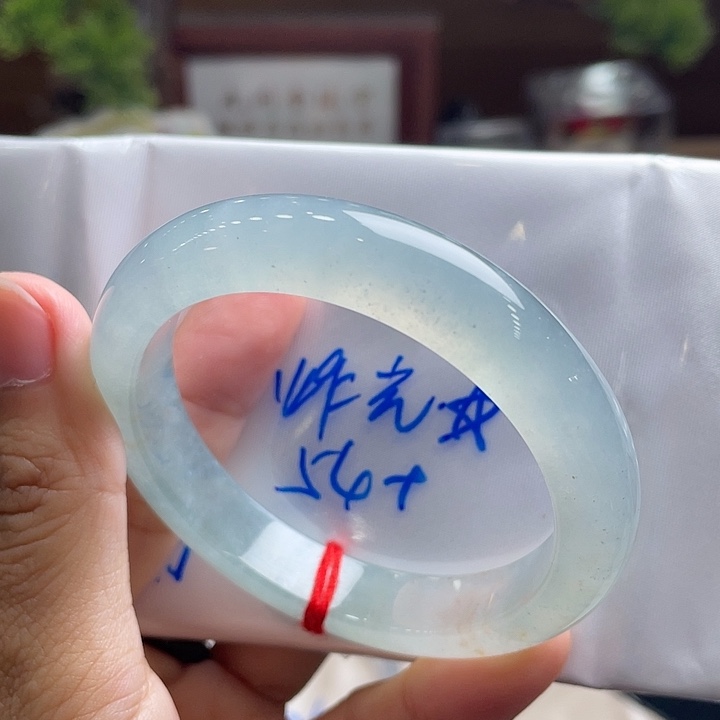 翡翠未镶嵌手镯12号 54+正圈 炸光强推