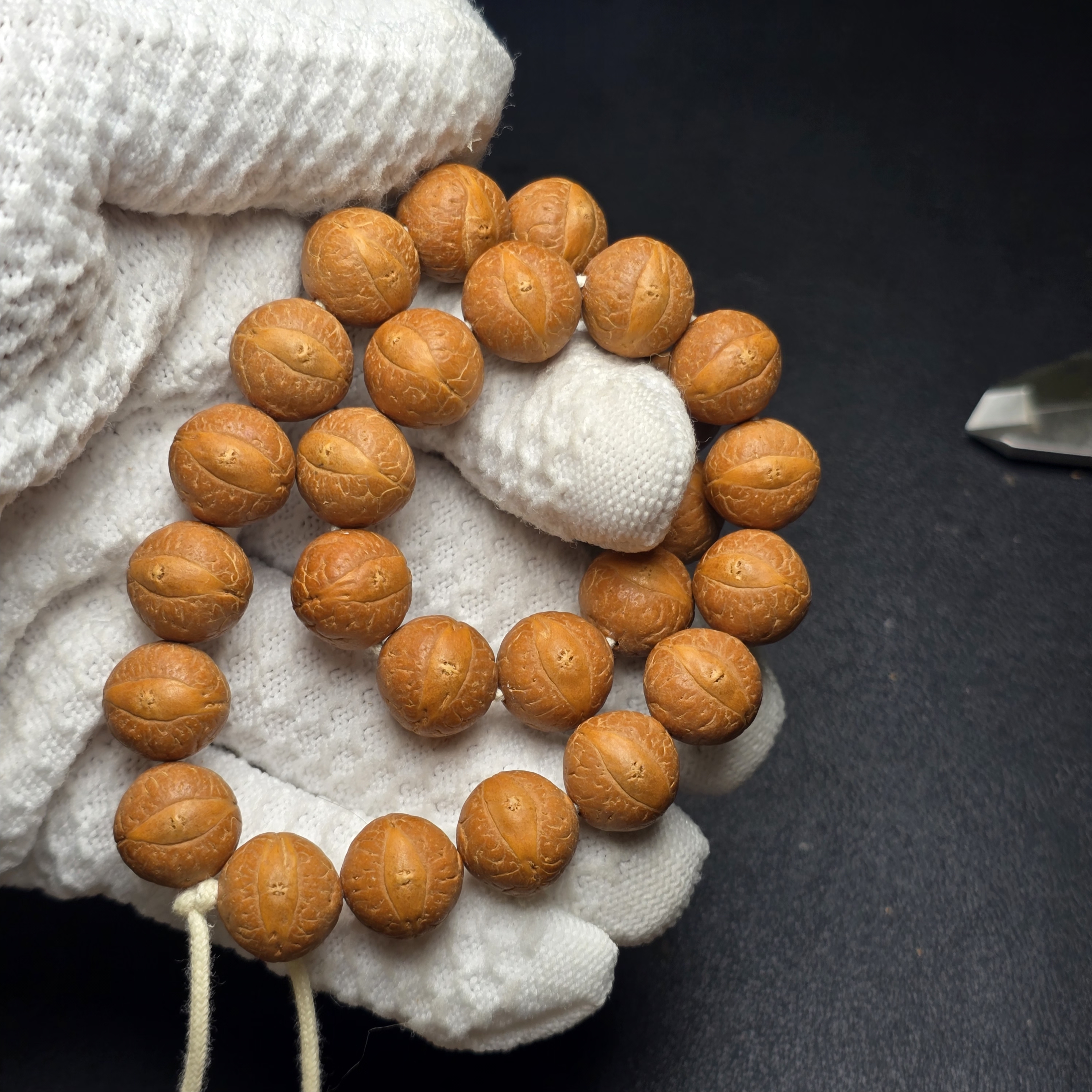 尼泊尔凤眼菩提-手持系列尺寸14-半实心定制款-货号sc16