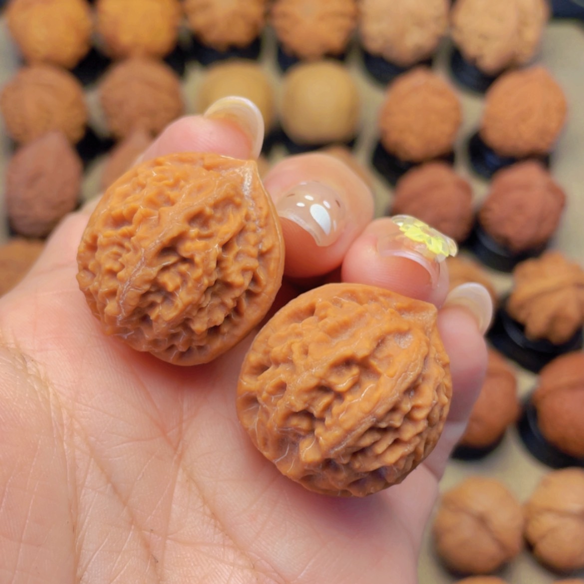 【闪购商品】吊坠文玩核桃李*英红珊瑚