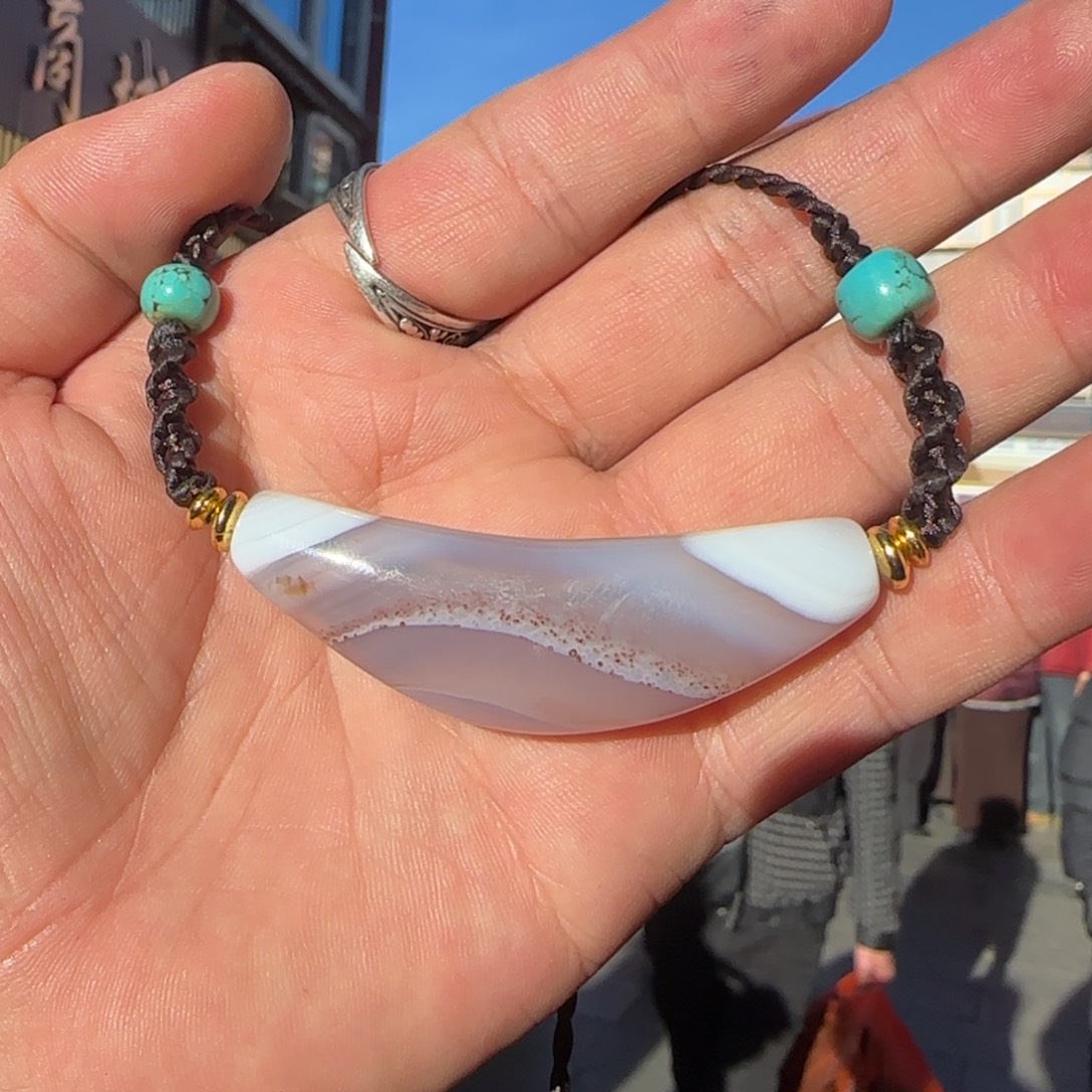 玛瑙/玉髓未镶嵌颈饰