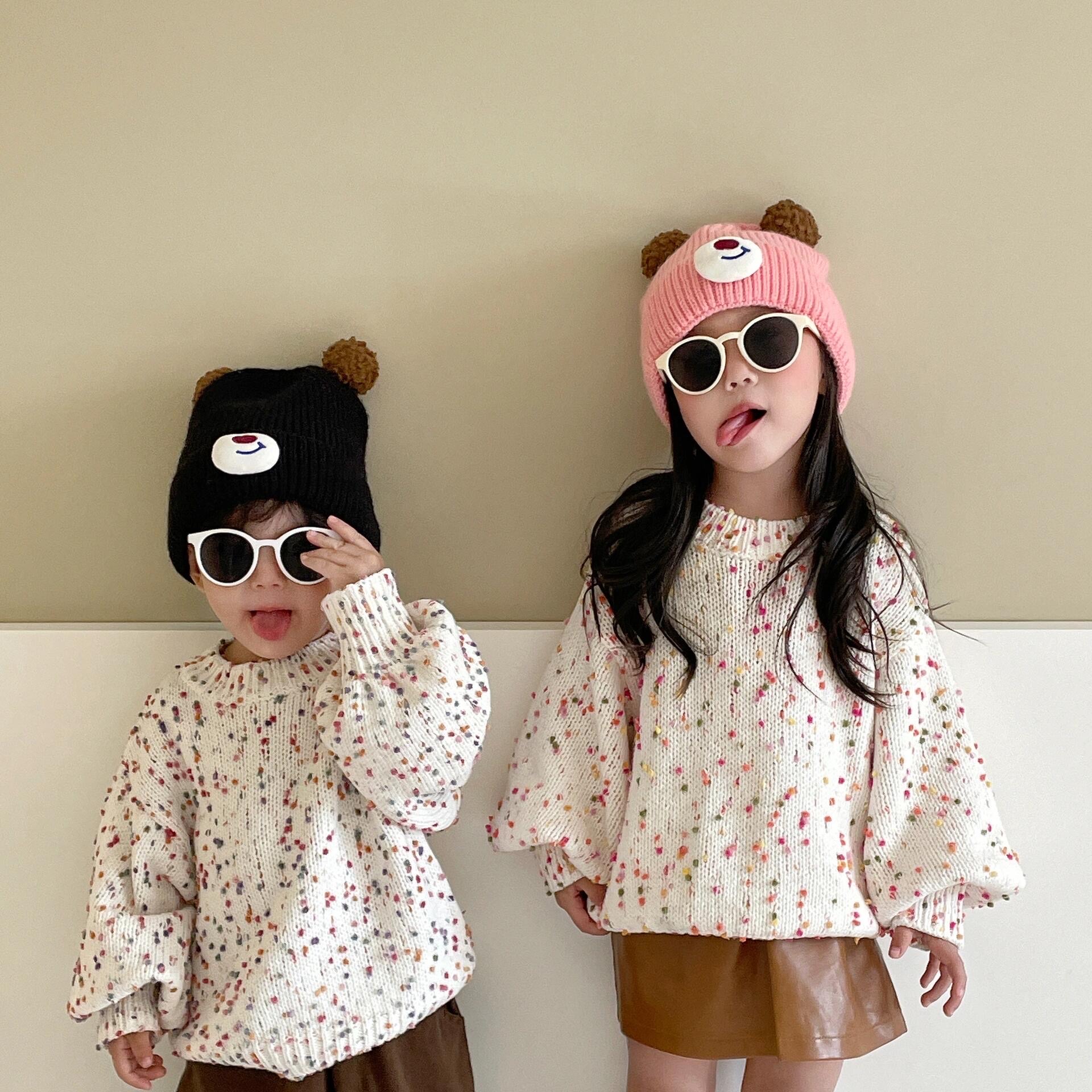 【卡卡乐童装】A06米小朵刺绣波点套装