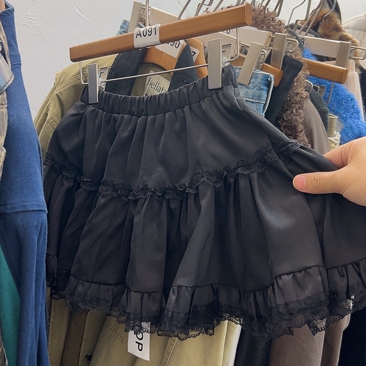 今天新款 黑色短裙