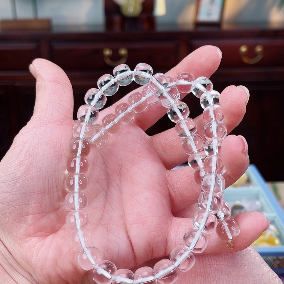 紫晶颈饰未镶嵌水晶项链