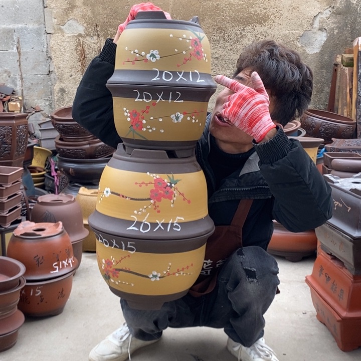 紫砂花盆紫砂壶的时候我也