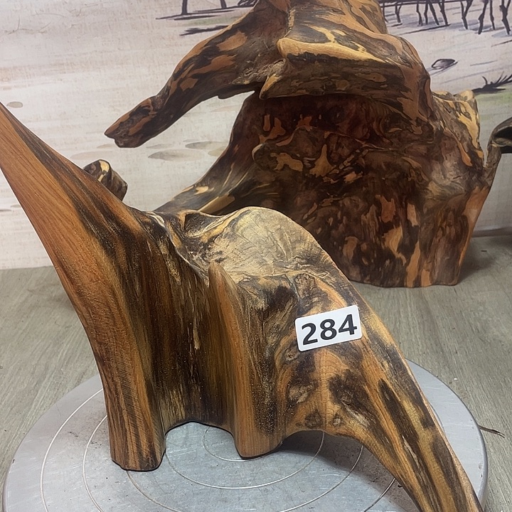 锦***鲤木直播间木质摆件