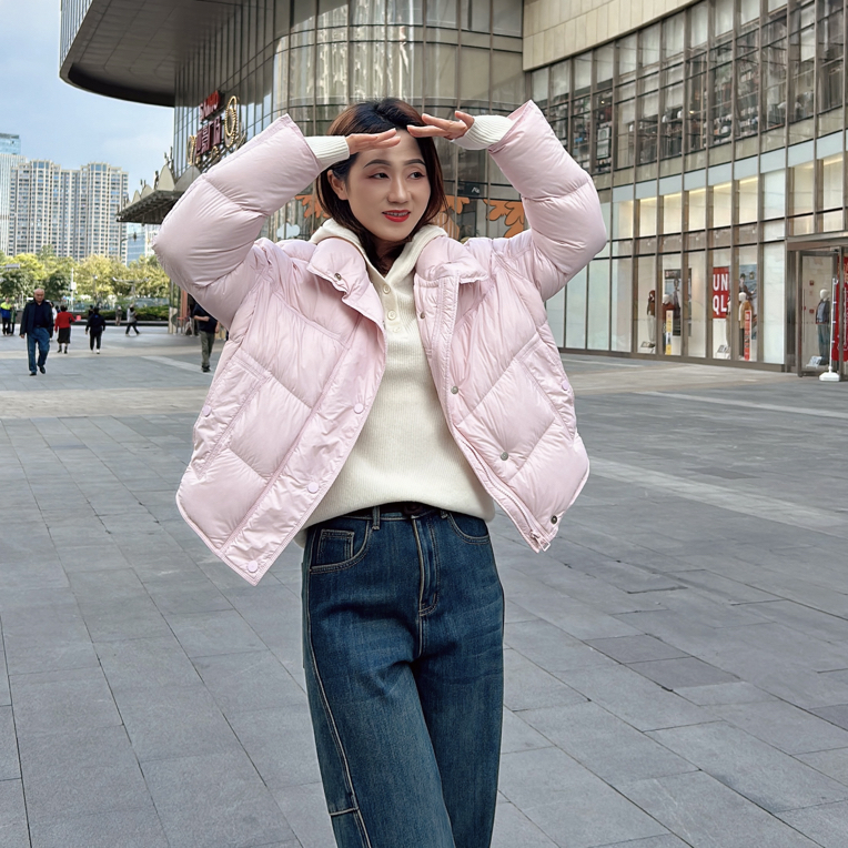soodyoow保暖女款宽松型超轻小个子短款羽绒0666+0712+0735