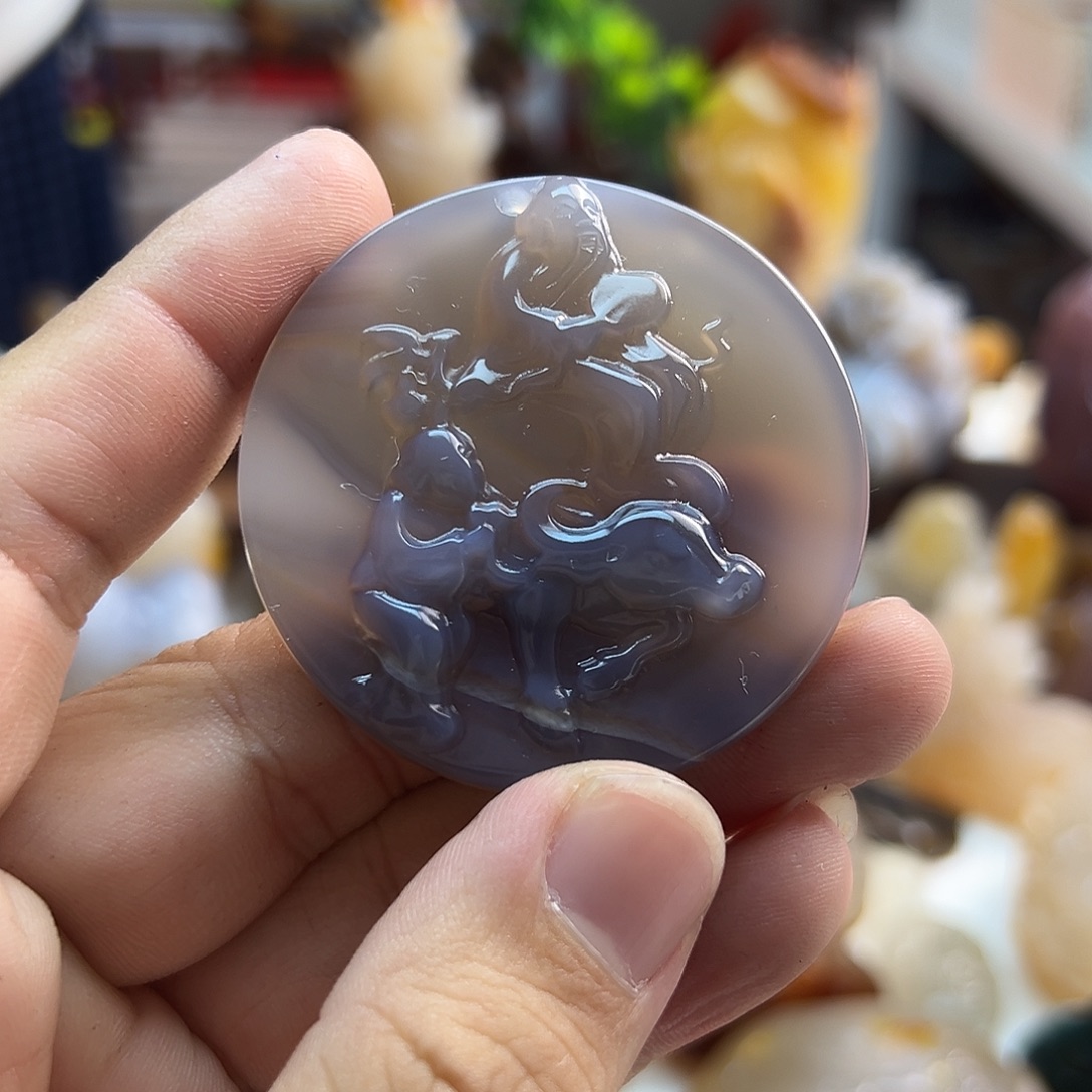 玛瑙/玉髓未镶嵌吊坠(不含链)
