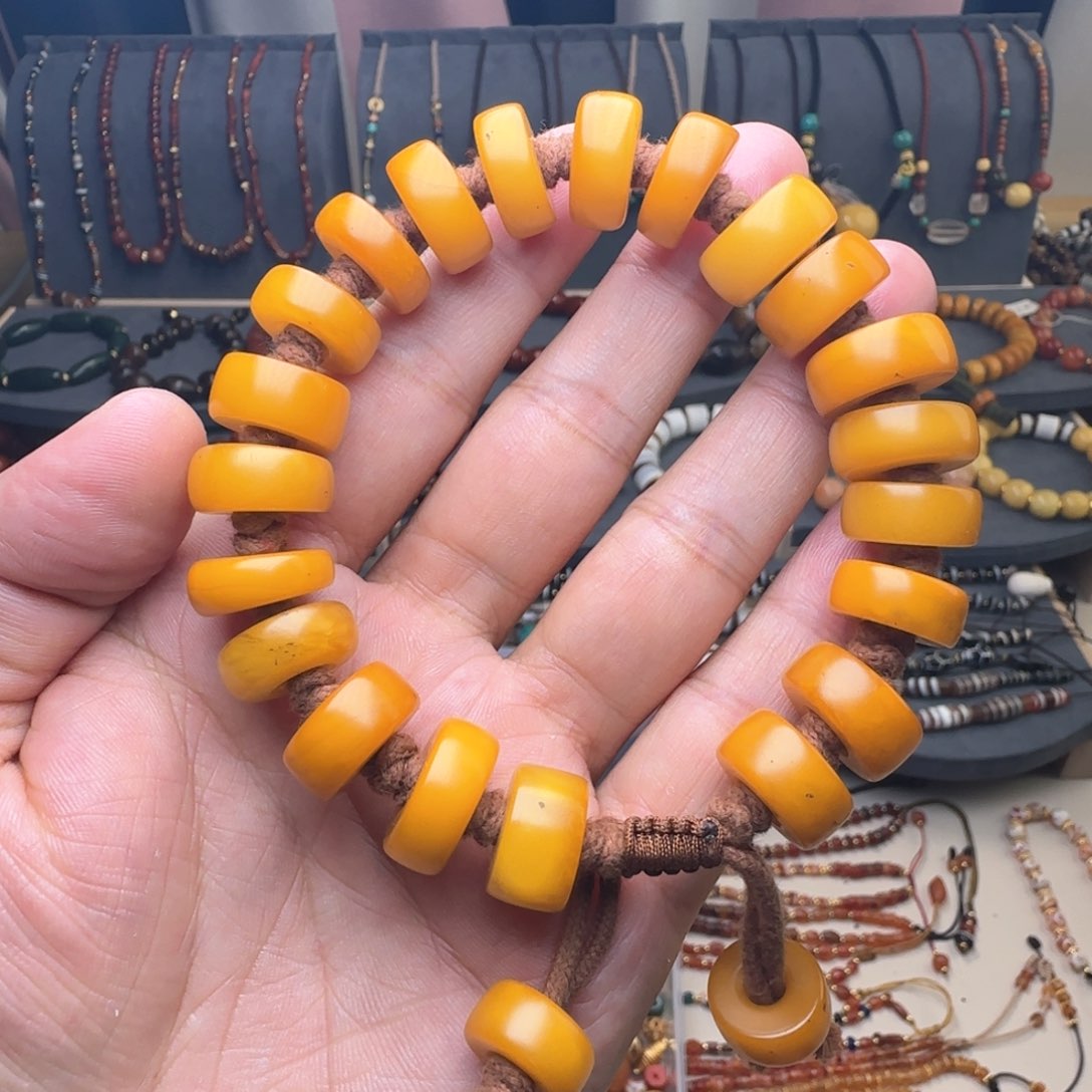 蜜蜡颈饰未镶嵌d h k g g b n