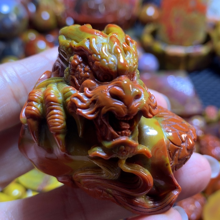 玛瑙/玉髓战国红手把未镶嵌