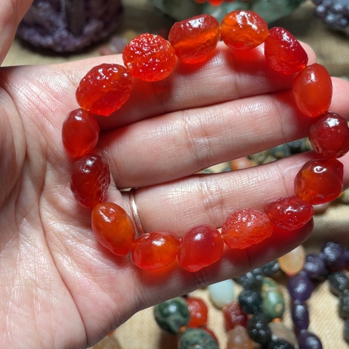 玛瑙/玉髓未镶嵌手链