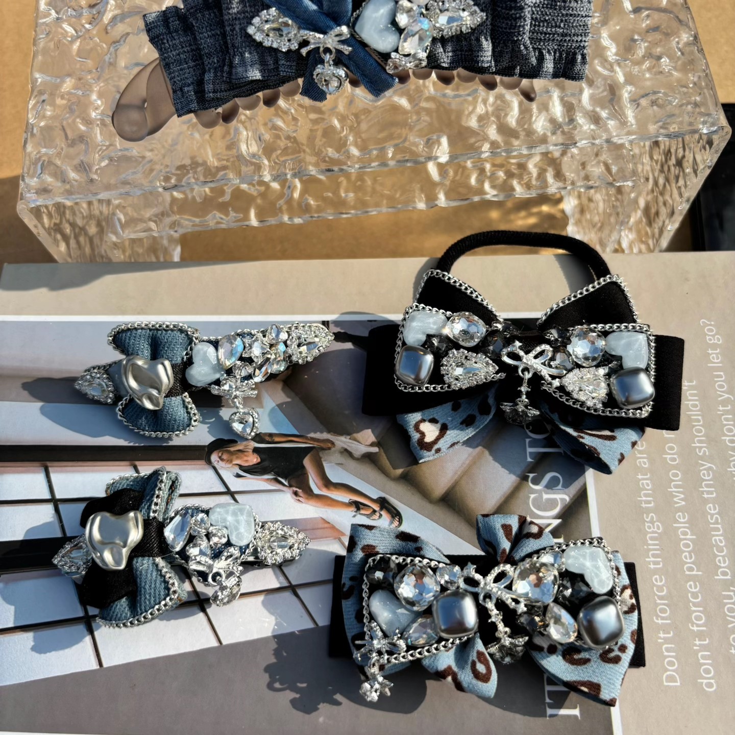 发饰新娘头饰弹簧夹鸭夹（笔记图链接）