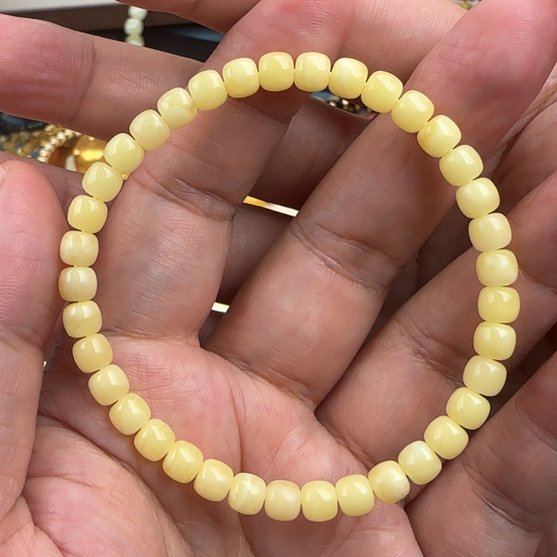 未镶嵌琥珀珠宝奇石5.5咪