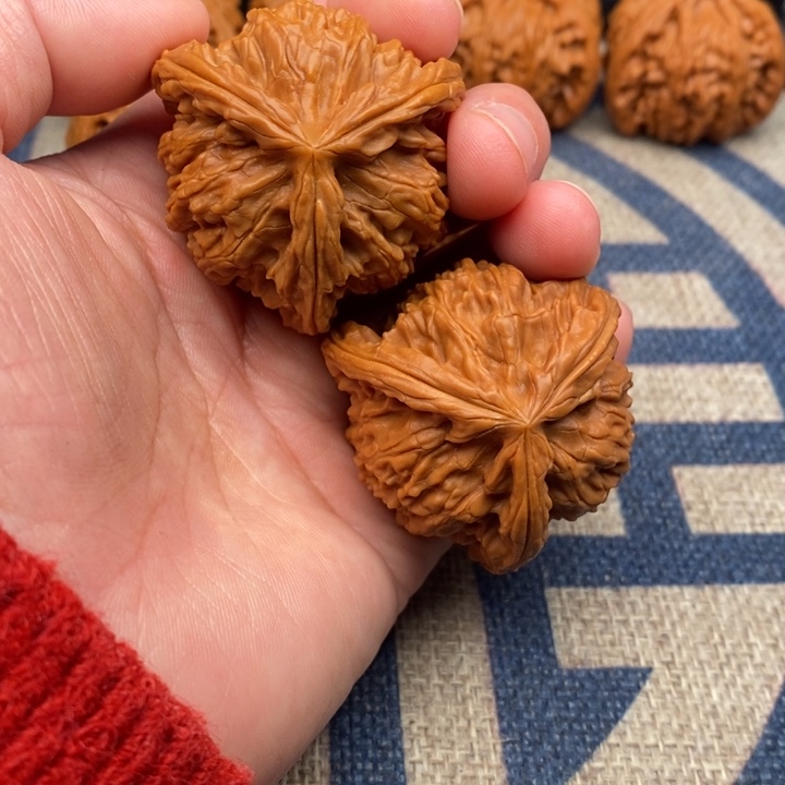 吊坠文玩核桃善*缘三棱