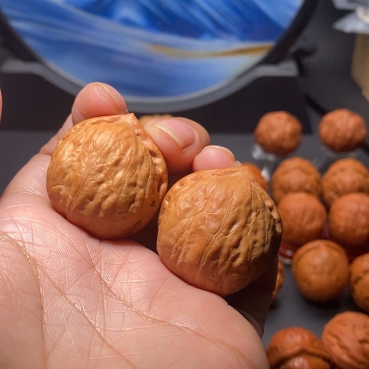 随***缘吊坠文玩核桃精品小手捻