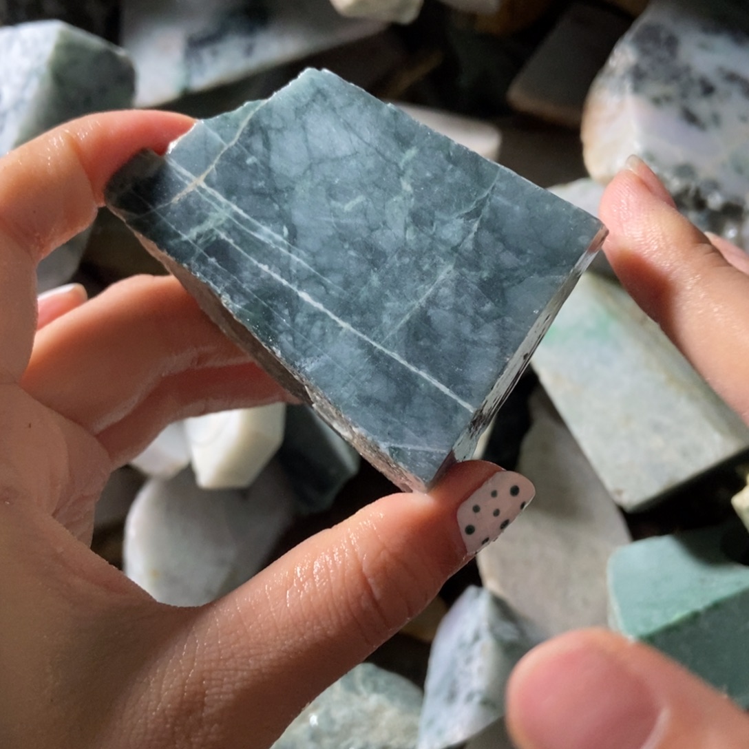 翡翠未镶嵌挂件天然翡翠