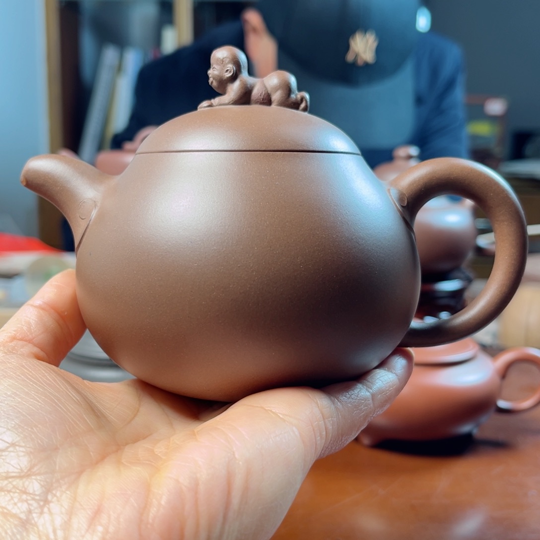 紫泥茶壶黄龙山原矿紫泥……