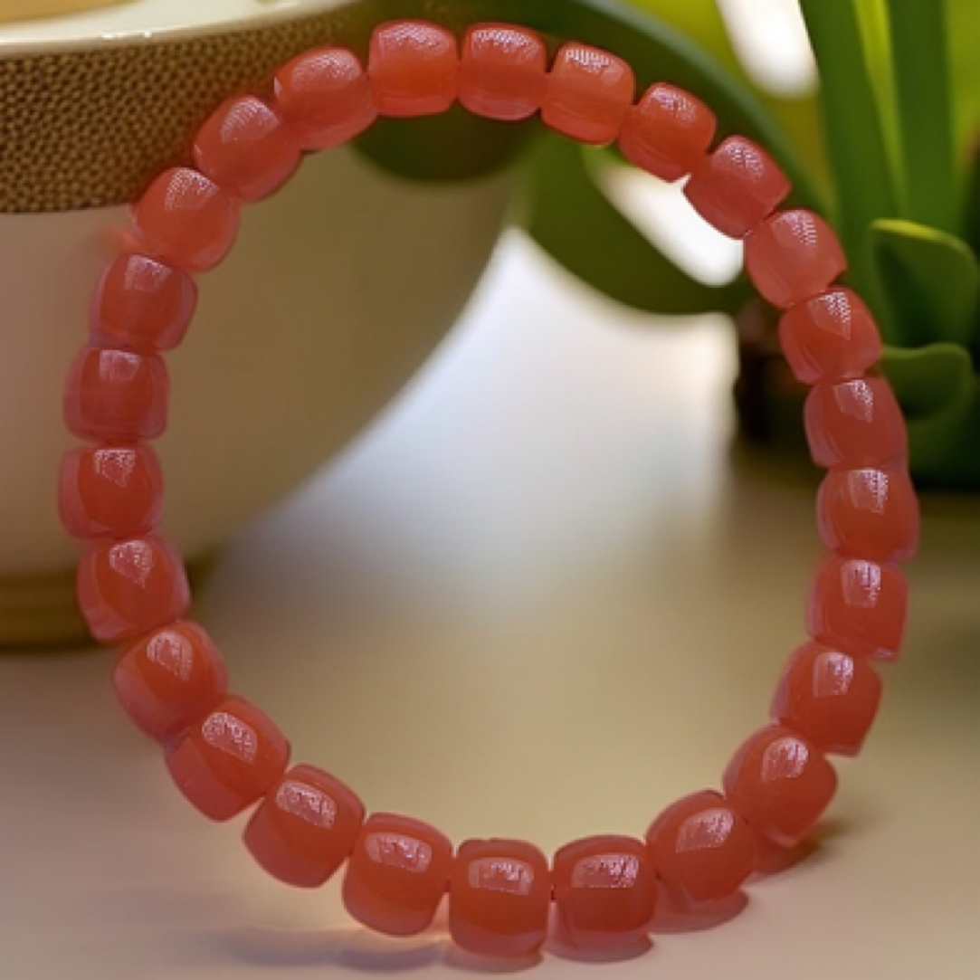 天然原矿南红手串