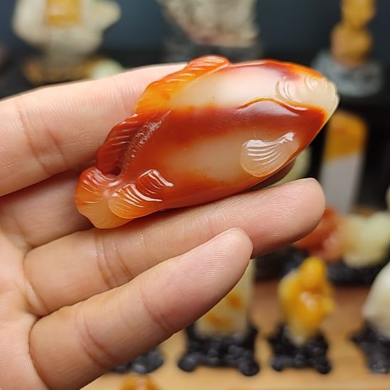 印石寿山石手把件手把件