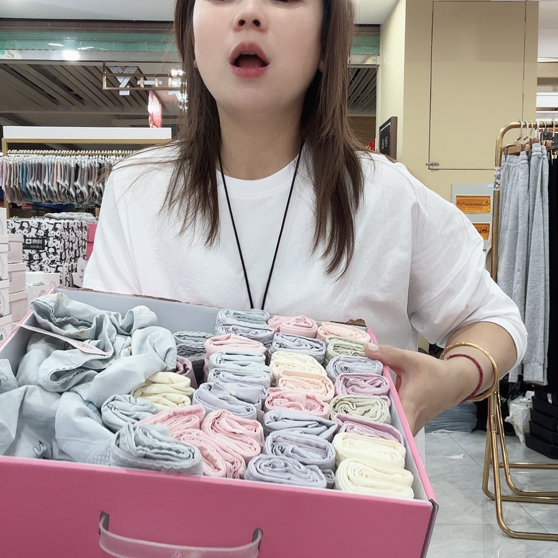 女士熊猫棉内裤7条装福利