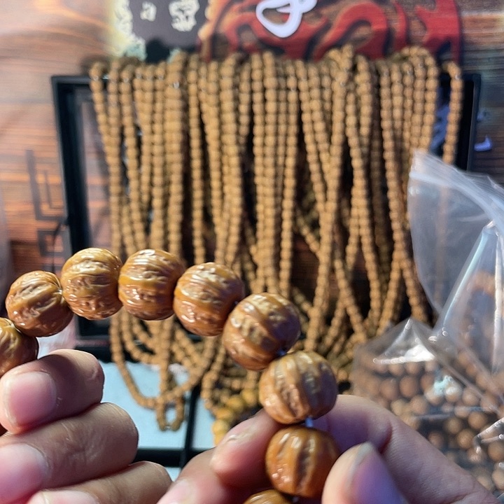 猴头核桃手串猴头八棱瑕疵款不退不换