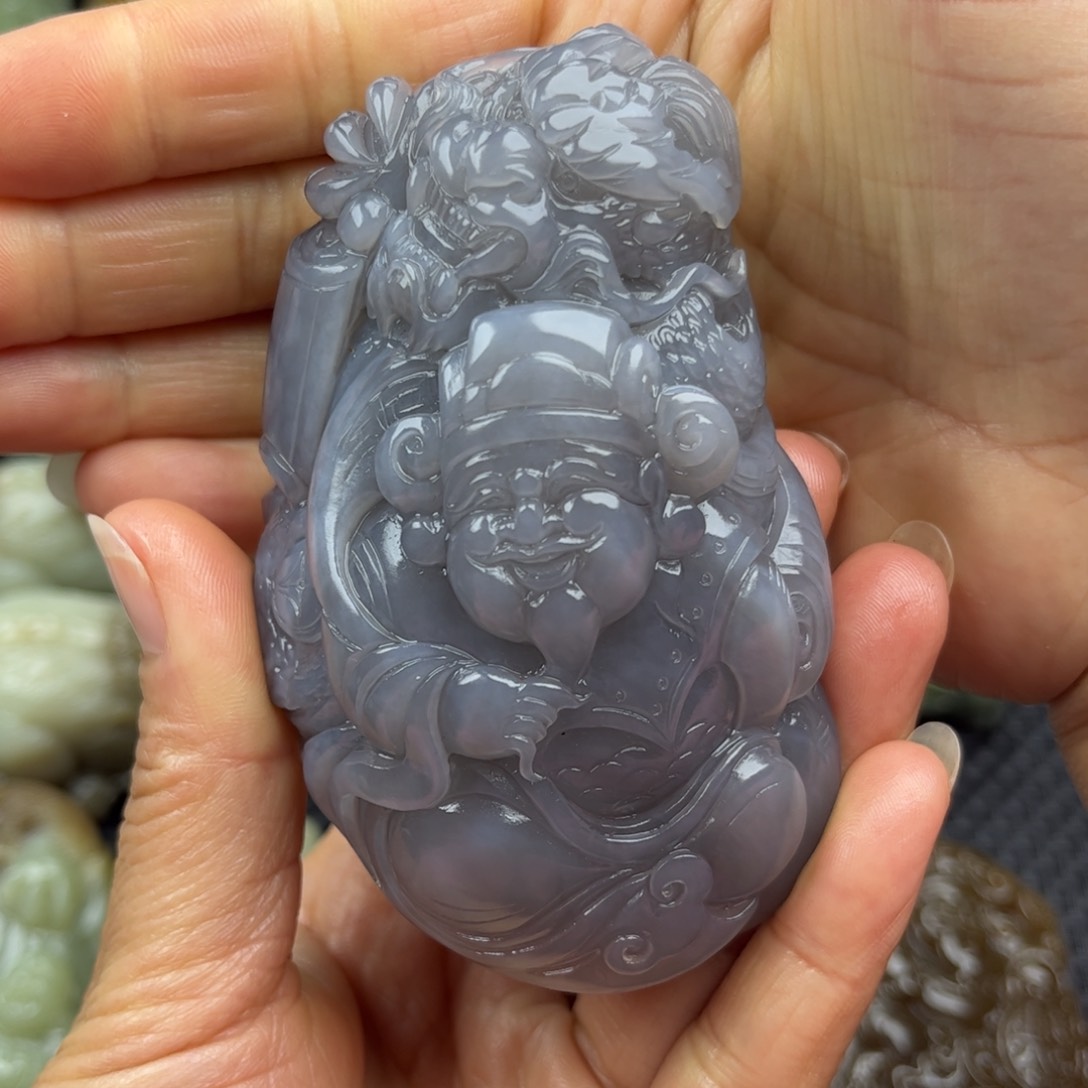 和田玉把件未镶嵌田*怡