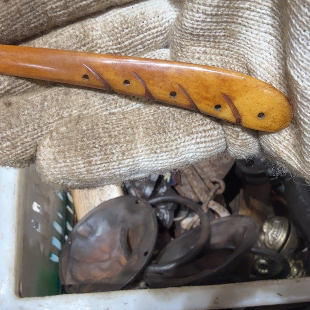 清***子一物一图，工艺品。