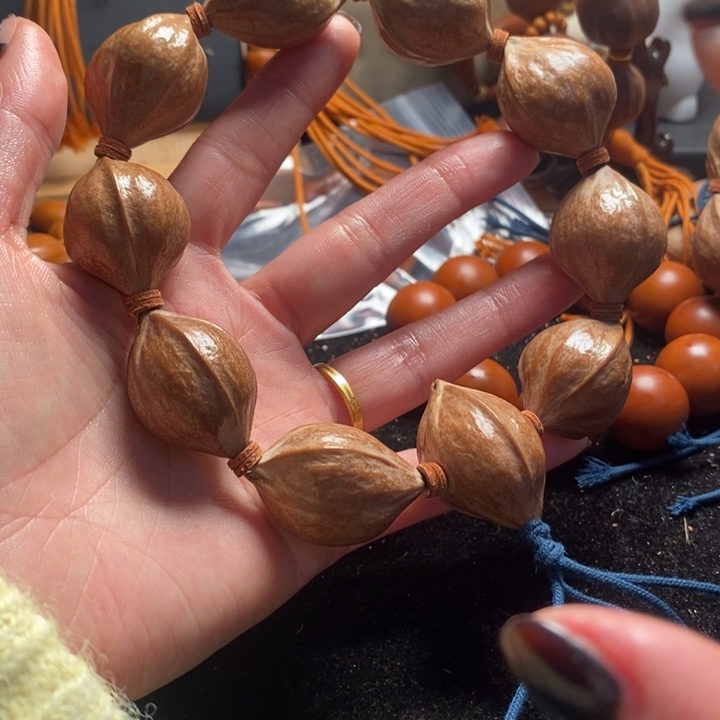 橄榄核手串/手链2.3蒜头原皮