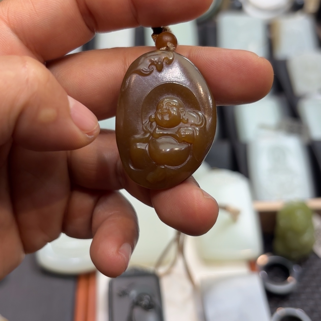 和田玉未镶嵌项圈