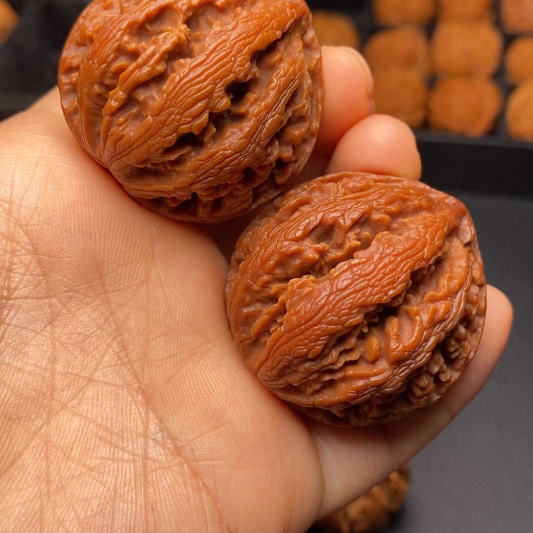 文玩核桃把件秦岭野生核桃