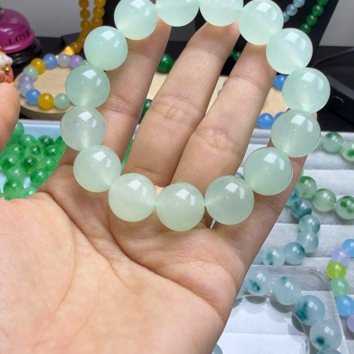 石英质玉手链合金卡14的珠子