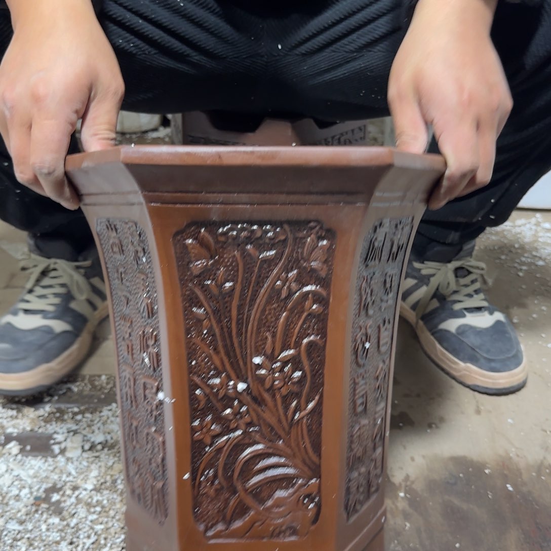 紫砂花盆口径24 20高度30