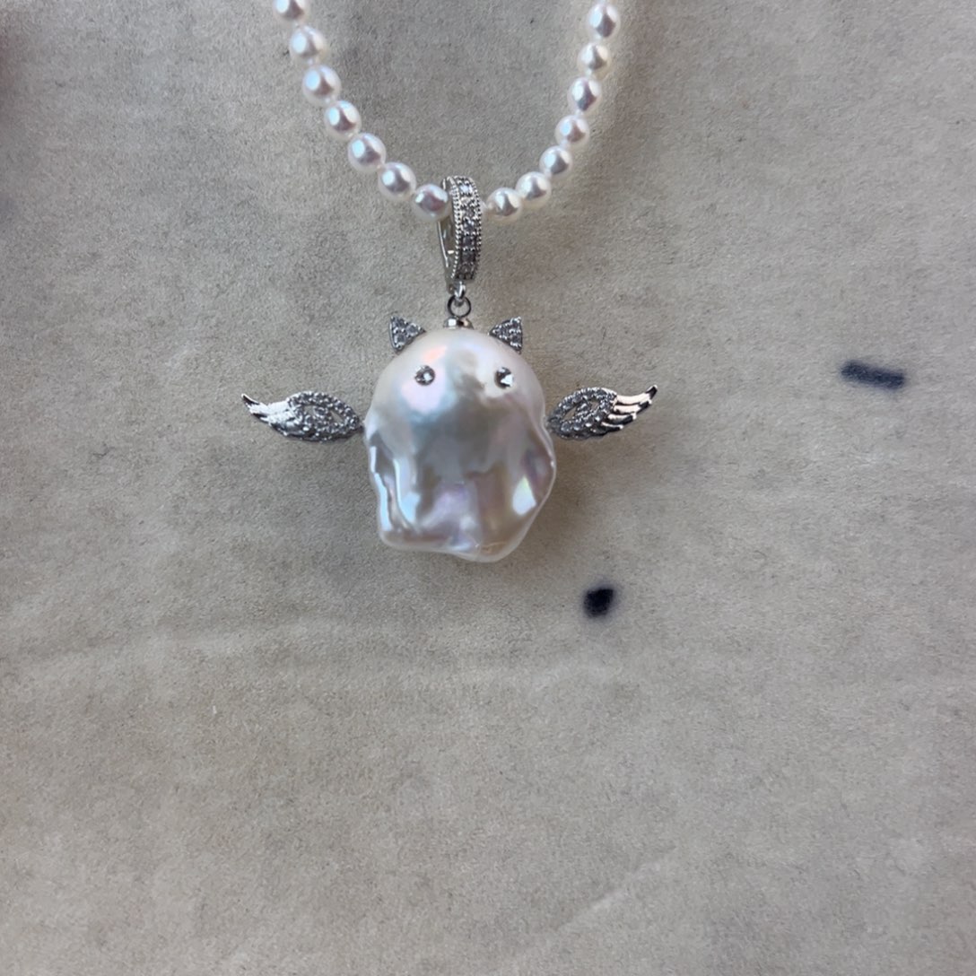 淡水珍珠吊坠(赠链)未镶嵌