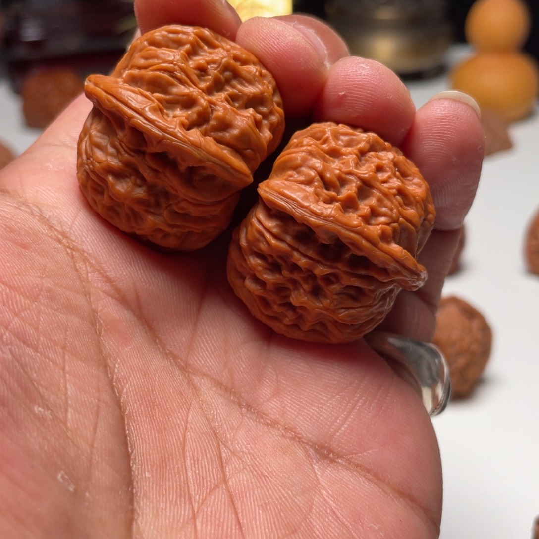 文玩核桃吊坠四方元宝