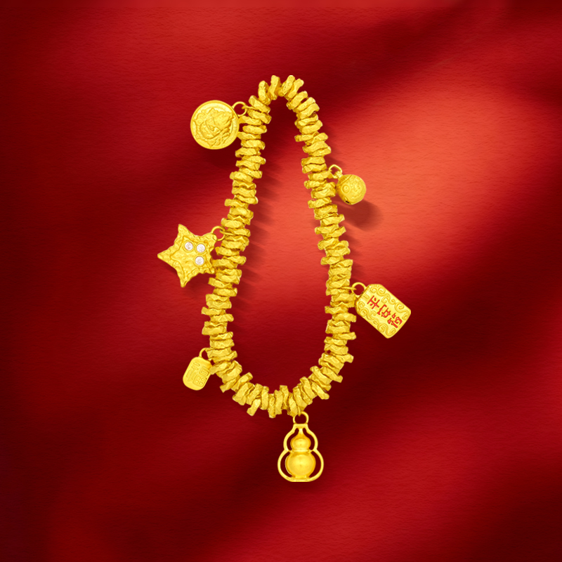 【思思精选】足金999 多宝盘缠 CP 添金纳福 91330