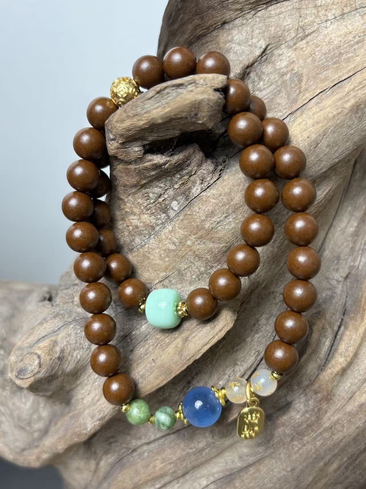 花蕊夫人合香珠香型双圈手串 精品手串 无礼盒 QS-5170