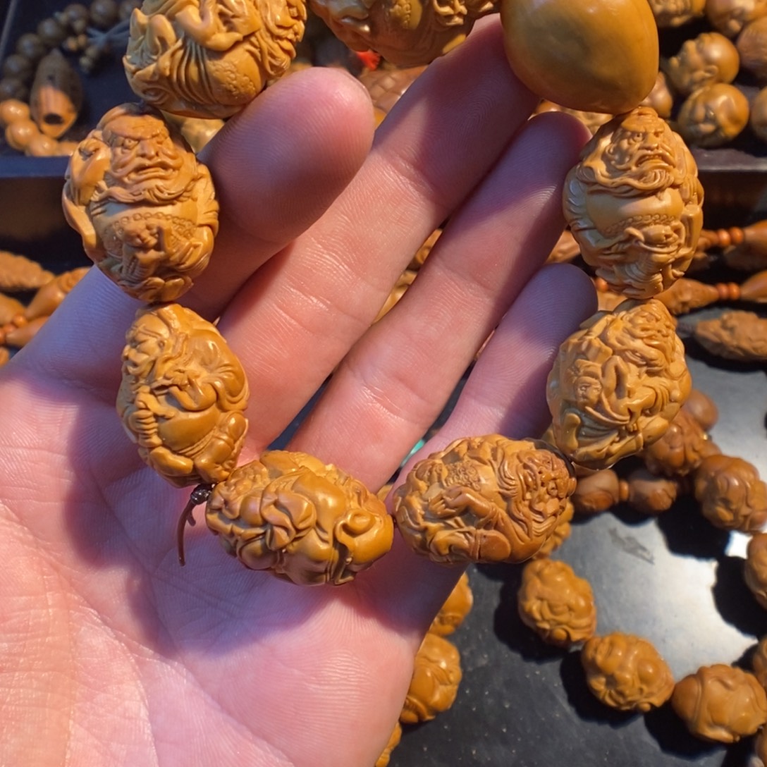 橄榄核手串/手链钟馗