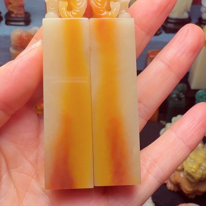 寿山石印石牛*寿山石芙蓉