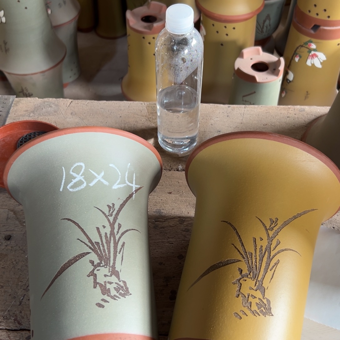 宜兴川阁紫砂花盆