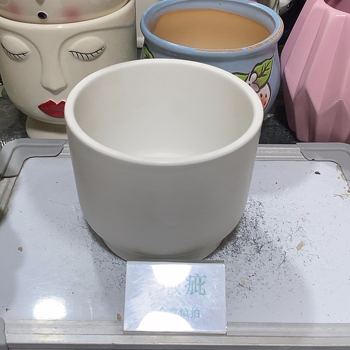 紫砂花盆多肉瑕疵盆有孔。