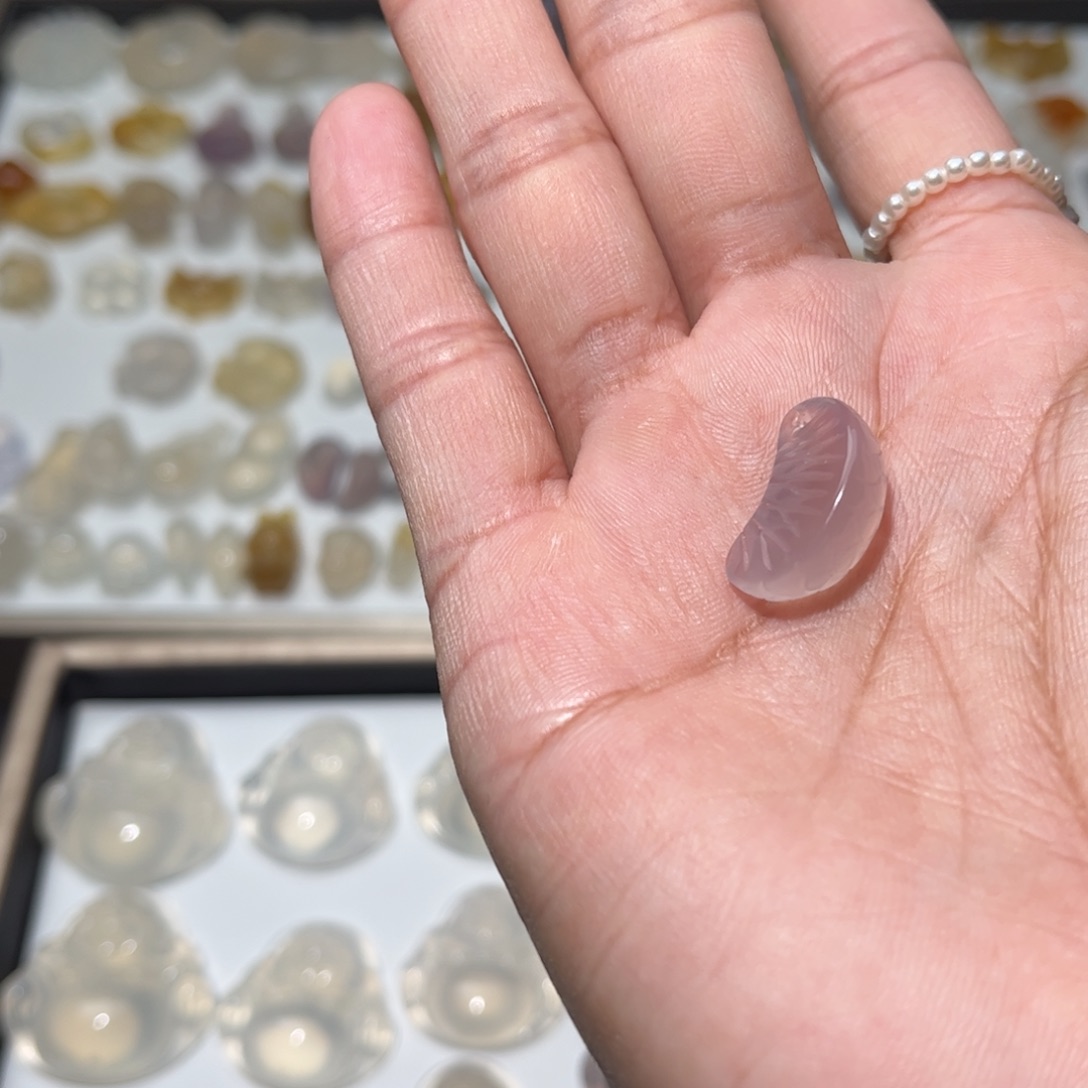 玛瑙/玉髓合金颈饰