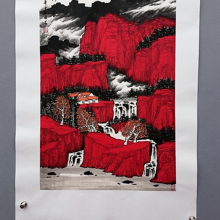 国画书法作品多次参加